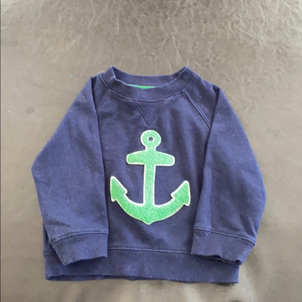 Janie and Jack Baby Anchor Sweatshirt